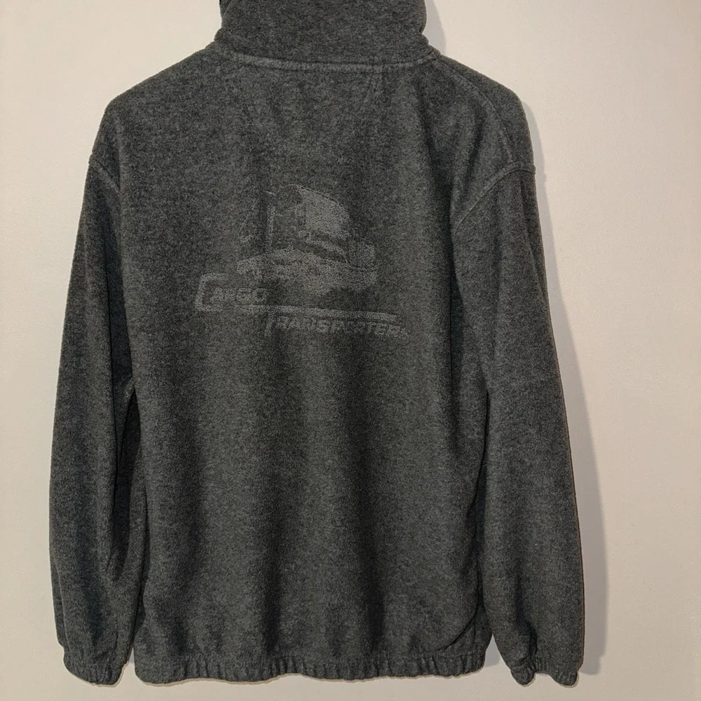 Colorado Timberline Men's MD Long Sleeve Fleece Embroidered Jacket Gray Full Zip